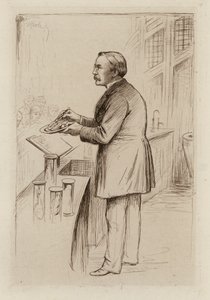 William Smith Greenfield, Professor van Algemene Pathologie (gravure)