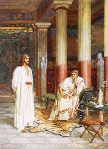 Jezus wordt privé geïnterviewd door Pontius Pilatus