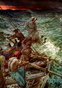 Jezus kalmeert de storm