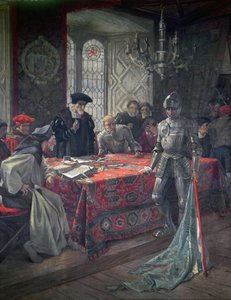 Nieuws van Flodden, 1513 door William Brassey Hole