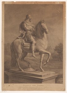 Ruiterportret van George III, koning van Engeland