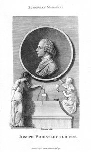 Joseph Priestley, Engelse chemicus en presbyteriaanse predikant, 1791 door William Bromley
