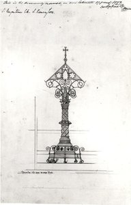 Ontwerp voor een lessenaar, St Augustine