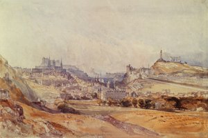 Edinburgh vanaf Salisbury Crags door William Callow