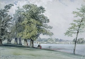 Zicht op de Serpentine, Hyde Park