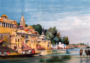 Cawnpore aan de Ganges, India, 1857