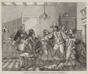 Karel II in Holland, voor de Restauratie door William Carpenter