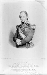 De zeer eerbiedwaardige luitenant-generaal burggraaf Hardinge, GCB, gouverneur-generaal van India door William Charles (after) Ross