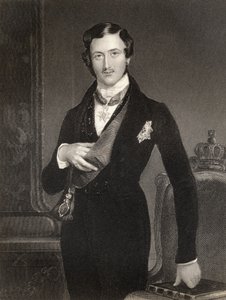 Albert Prins-Gemaal van Groot-Brittannië, gegraveerd door W. Holl, uit 
