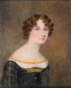 Portret van Georgina Elizabeth Moncreiff, vrouw van de 2e Graaf van Bradford (1792-1842) door William Charles Ross