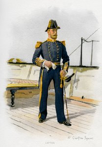 Kapitein van de Royal Navy, c1890-c1893 door William Christian Symons