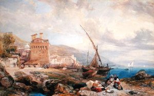Golf van Salerno door Clarkson Frederick Stanfield
