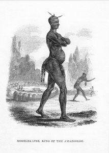 Moselekatse koning van de Amazooloo, 1852