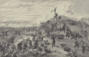 Inname van de Malakoff Redoute door de Fransen, Beleg van Sebastopol, 8 september 1855 door William Crimea Simpson