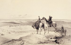 Florence Nightingale en Mr. Bracebridge op Cathcarts Hill met uitzicht op Sebastopol