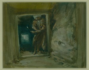 Galerij onder de Gouden Poort, Jeruzalem, 1871