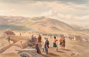 Highland Brigade Camp, kijkend naar het zuiden