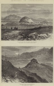 Schetsen in Afghanistan door William Crimea Simpson