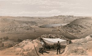 De stadsbatterijen of binnenste fortificaties van Sebastopol, 23 juni 1855