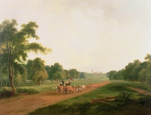 Een Jachtpartij in India door William Daniell