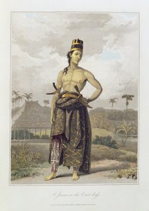 Een Javaan in hofkleding, pl. 6 uit Vol I van 