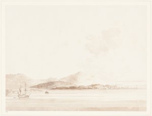 Een gezicht in India door William Daniell