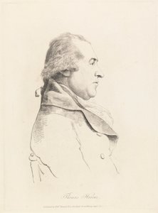 Portretstudie van Thomas Hearne