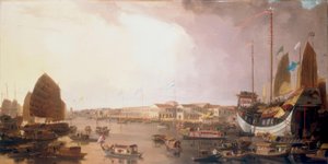 De Europese fabrieken in Canton, China