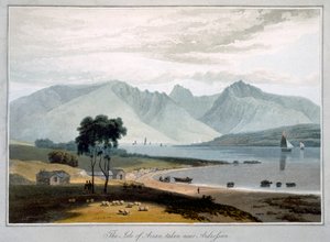 Het eiland Arran genomen nabij Ardrossan, Schotland, 1817