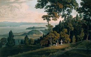 Uitzicht vanaf Halliburtons Heuvel, Prins van Wales Eiland door William Daniell