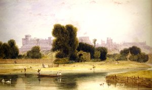 Windsor Castle vanuit Eton, Berkshire