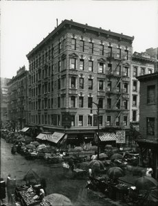 Ludlow Street bij Hester Street, Lower East Side, ca. 1910-21