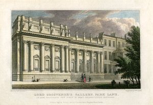 Galerij van Lord Grosvenor, Park Lane, Londen, 1828 door William Deeble