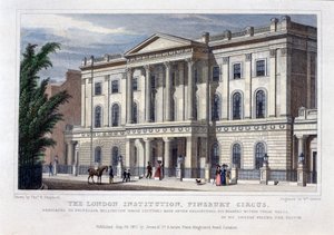 De London Institution, Finsbury Circus, Londen door William Deeble