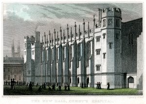 De Nieuwe Hal, Christs Hospital, Londen, 1828 door William Deeble