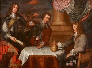 Portret van Prins Rupert, Kolonel William Legge en Kolonel John Russell, 1645-1646