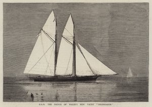HRH de Nieuwe Jacht Hildegarde van de Prins van Wales door William Edward Atkins