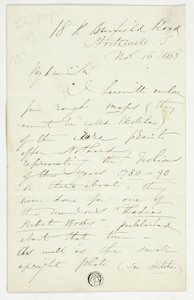 Brief van William Edward Frost