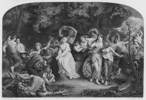 Una, uit het schilderij in de Koninklijke Collectie (gravure)