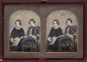 Portret van twee jongens door William Edward Kilburn