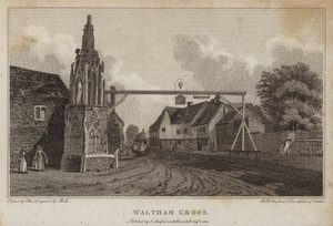 Waltham Cross, Londen (gravure)