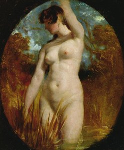 Een bader door William Etty