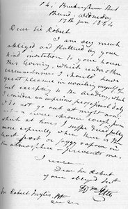 Een brief van William Etty, 17 januari 1844 1904 door William Etty