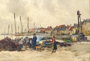 St Monance door William Ewart Lockhart