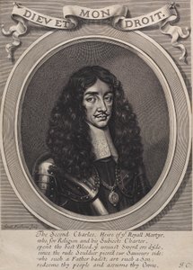 Koning Karel II door William Faithorne