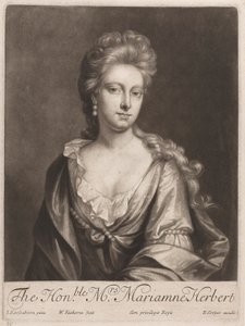 De Eerbare Mevrouw Marianne Herbert door William Faithorne