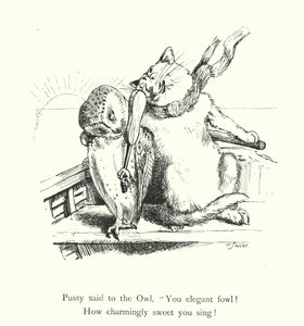 De uil en de poes