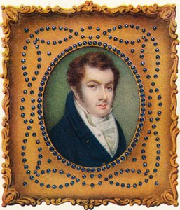 Portret van Washington Irving, ca. 1820