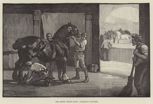 De Shire Horse Show, Laatste Hand door William Frank Calderon