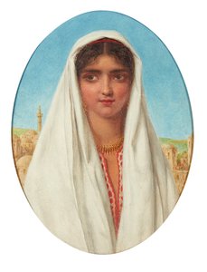 Portret van een Arabisch Meisje door William Gale